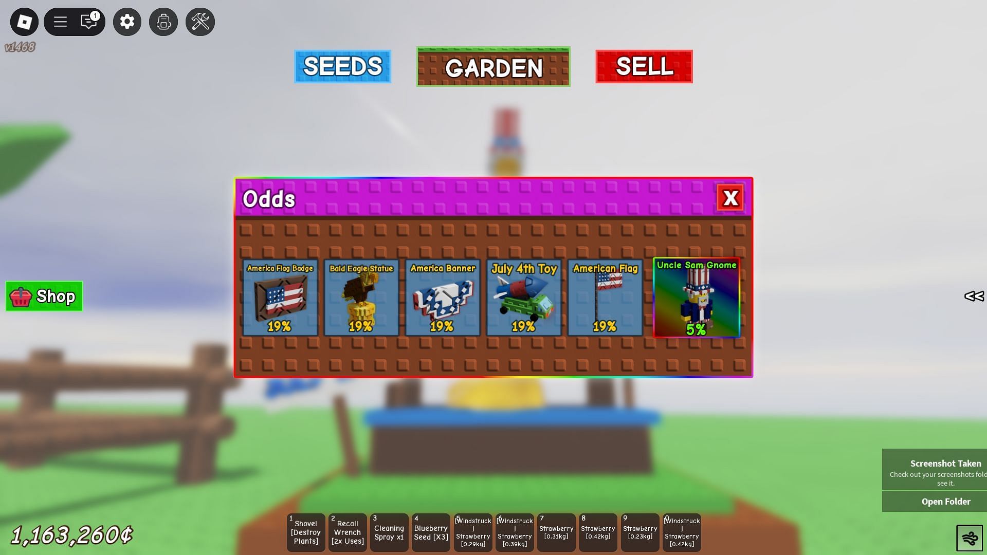 July 4th Crate contents (Image via Roblox)